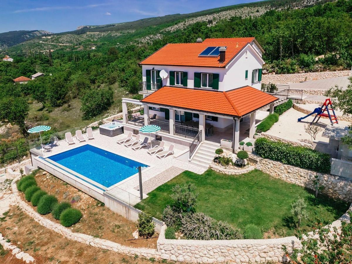 Splendid With Panoramic View Villa Donja Glavina